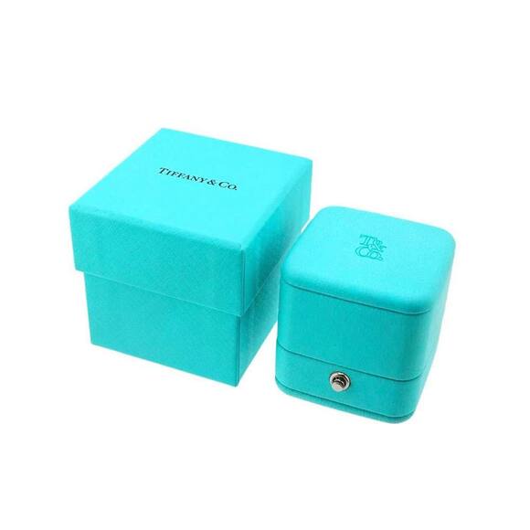 TIFFANY & CO. Platinum Diamond Engagement Ring - Picture 10 of 10